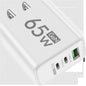 65W Gan USB Charger Fast Charging Quick Charger3.0 Travel Charger for Iphone 15 Samsung Xiaomi Mobile Phone Adapter EU US Plug